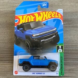 Hot Wheels Blue GMC Hummer EV Truck Electric Vehicle Car SUV Hotwheels New 2024